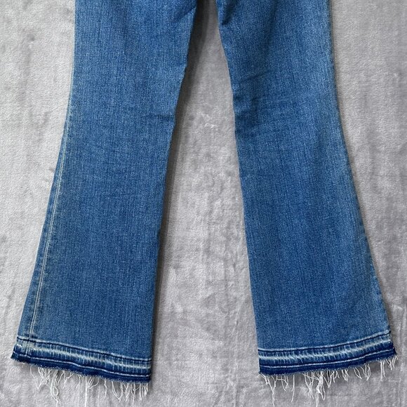 FRAME Le Crop Mini Boot Jeans Size 27 in Lake Shore - Picture 9 of 10